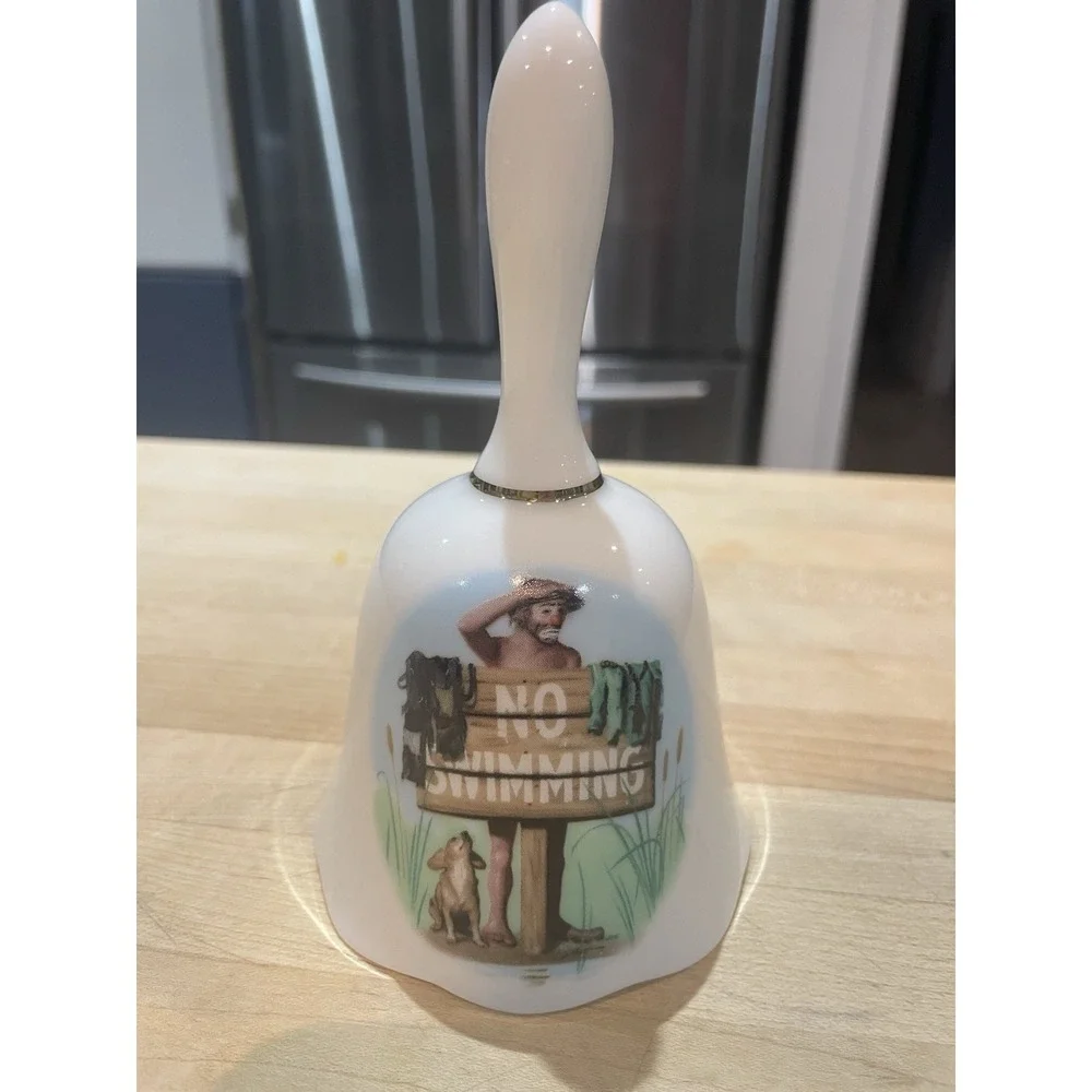 Fitz & Floyd Ceramic Hand Bell 
